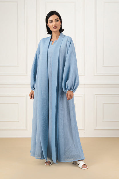 Classic organza abaya