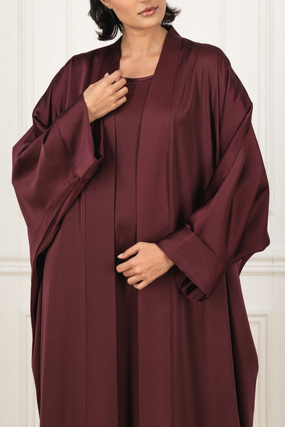 Farasha satin abaya