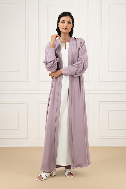 Ruffled sleeves abaya