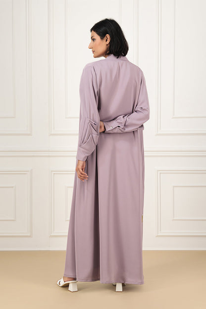 Ruffled sleeves abaya