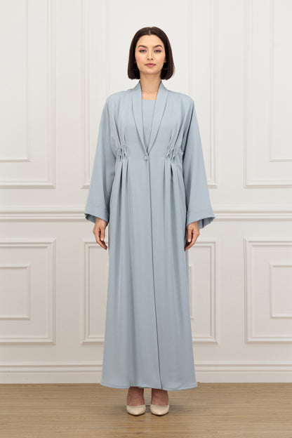 Timeless Abaya with smocking detail