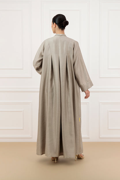 Shantung Abaya & Dress Set