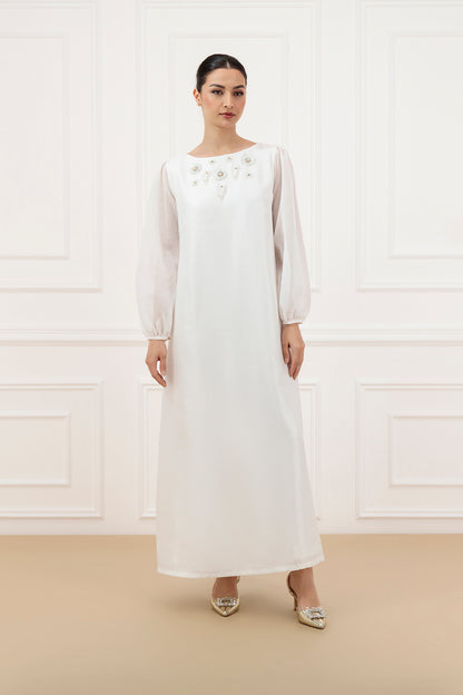 Shantung A-Line dress