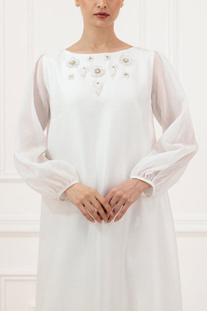 Shantung A-Line dress