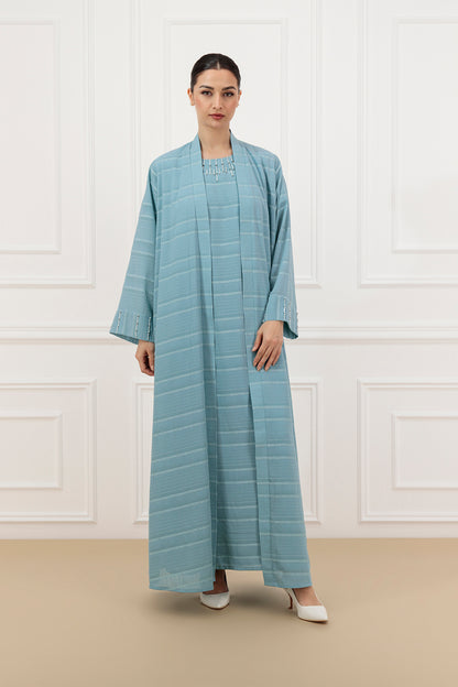 Classic cut abaya and dress SET