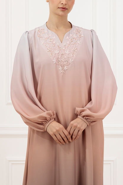 Embellished Ombre Dress