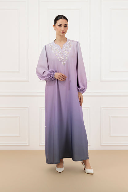 Embellished Ombre Dress