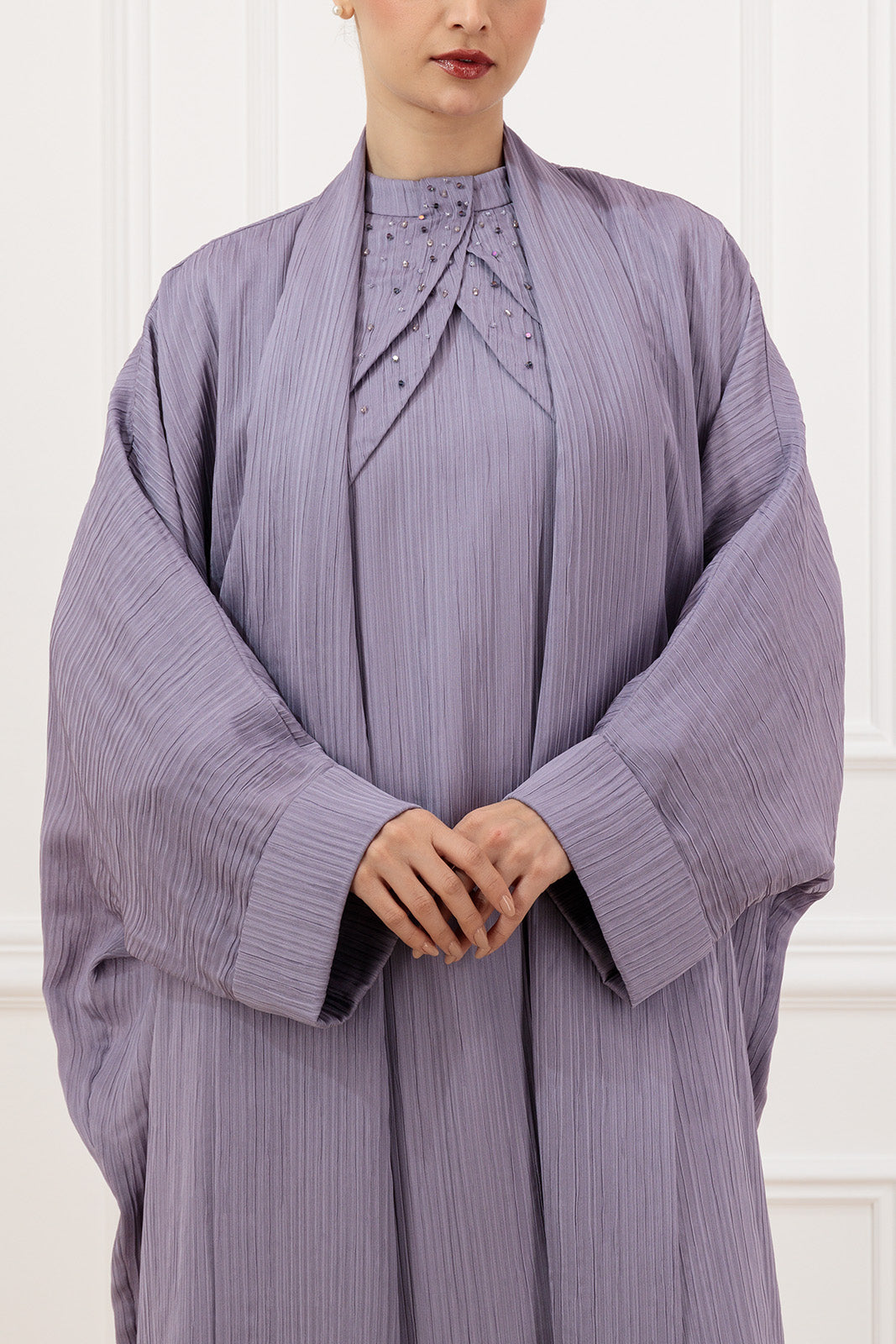 Pleated Chiffon Set
