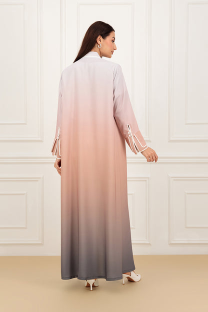 Double cuff piping ombre