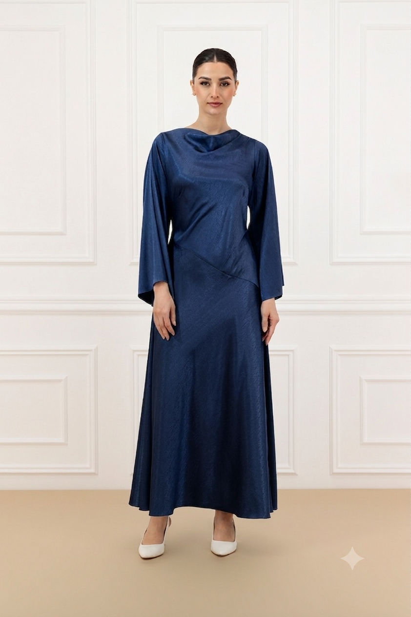 Silk Satin Bias Cut dress