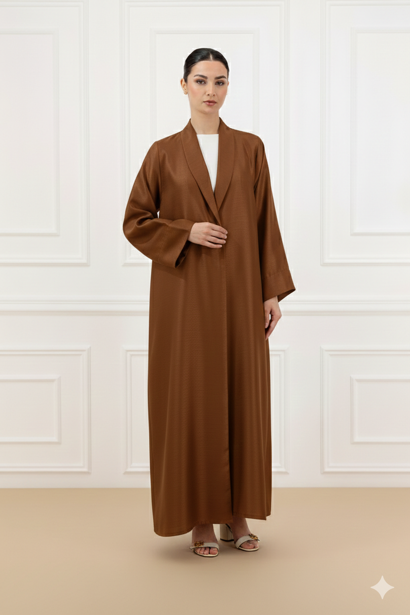 Shantunga Abaya with back pleats details