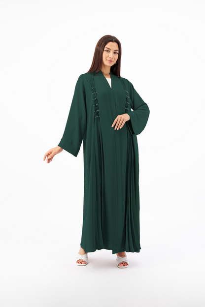 Smocking pleated Abaya