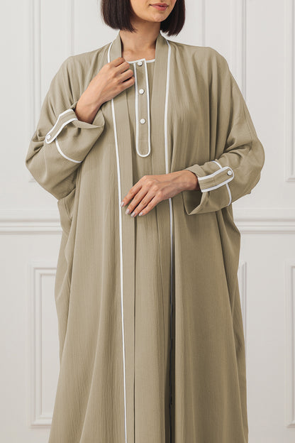 Amara Abaya & Inner Dress Set