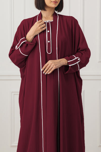 Amara Abaya & Inner Dress Set