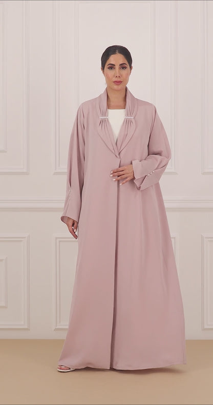 Pearl Collared Abaya