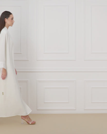 Lace panel Classic cut abaya