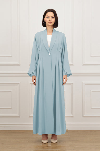 Semi-fitted coat-style Abaya
