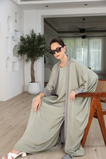 Sara Abaya and Dress set
