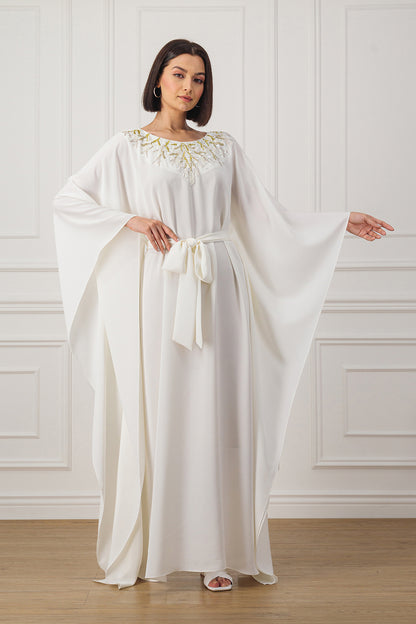 Embellished Farasha cut Kaftan