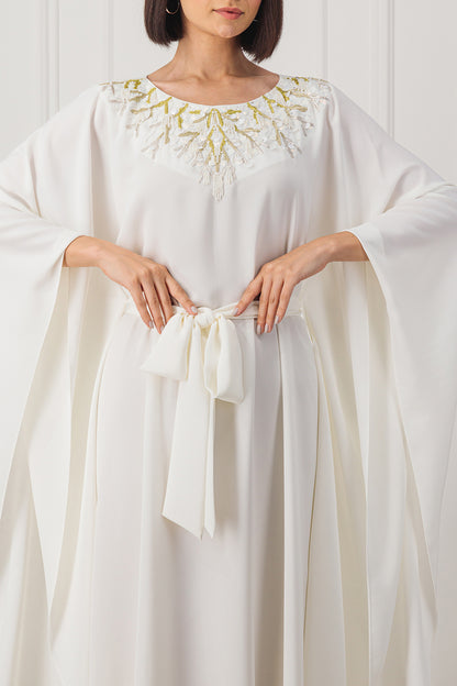 Embellished Farasha cut Kaftan