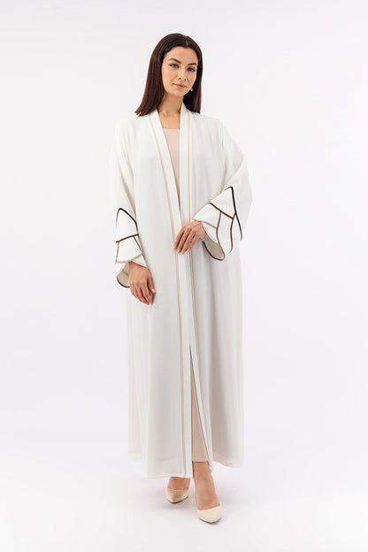 Ombre piping sleeve Abaya
