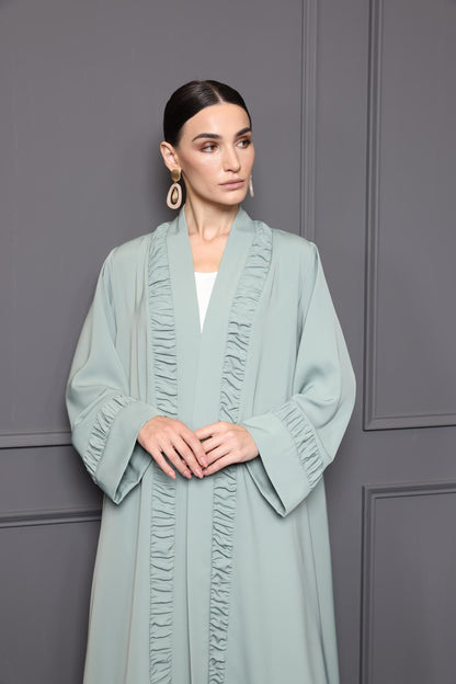 A-Line Abaya In  Crepe