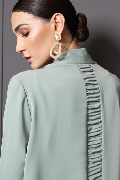 A-Line Abaya In  Crepe