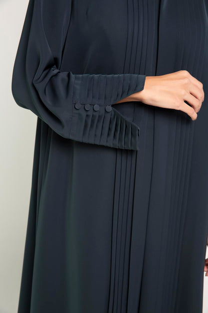Pleated Details Abaya