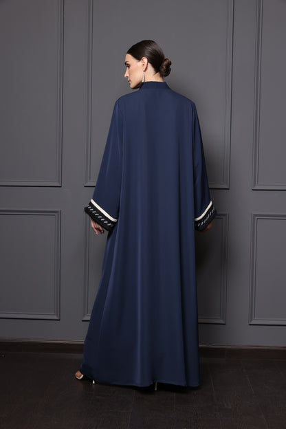 Abaya with flap pocket