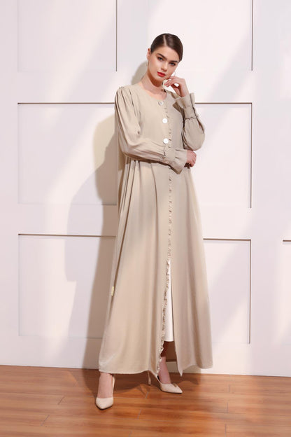 Abaya With Ruffle Details