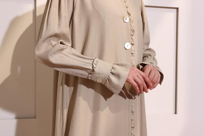 Abaya With Ruffle Details