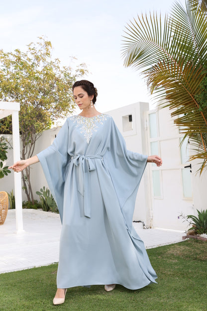 Embellished Farasha cut Kaftan