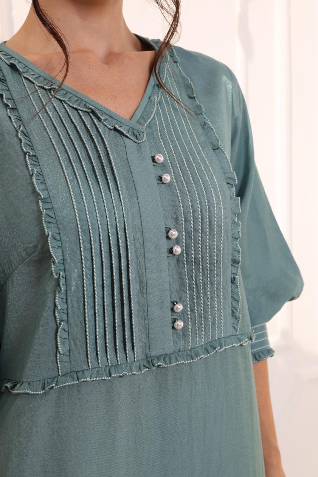 Green Shimmer Dress