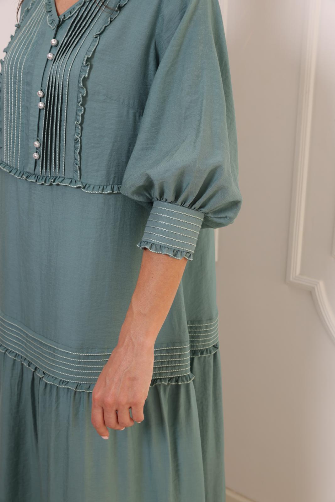 Green Shimmer Dress