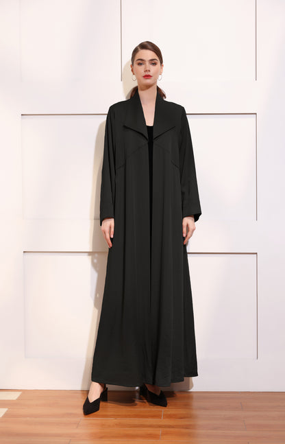 Abaya With Gathering Detail On The Back