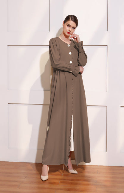 Abaya With Ruffle Details
