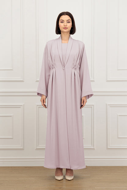 Timeless Abaya with smocking detail