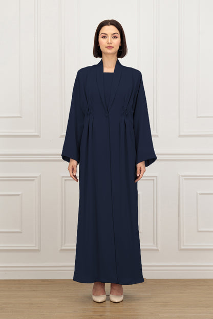 Timeless Abaya with smocking detail