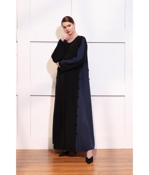 Black-navy two toned abaya 